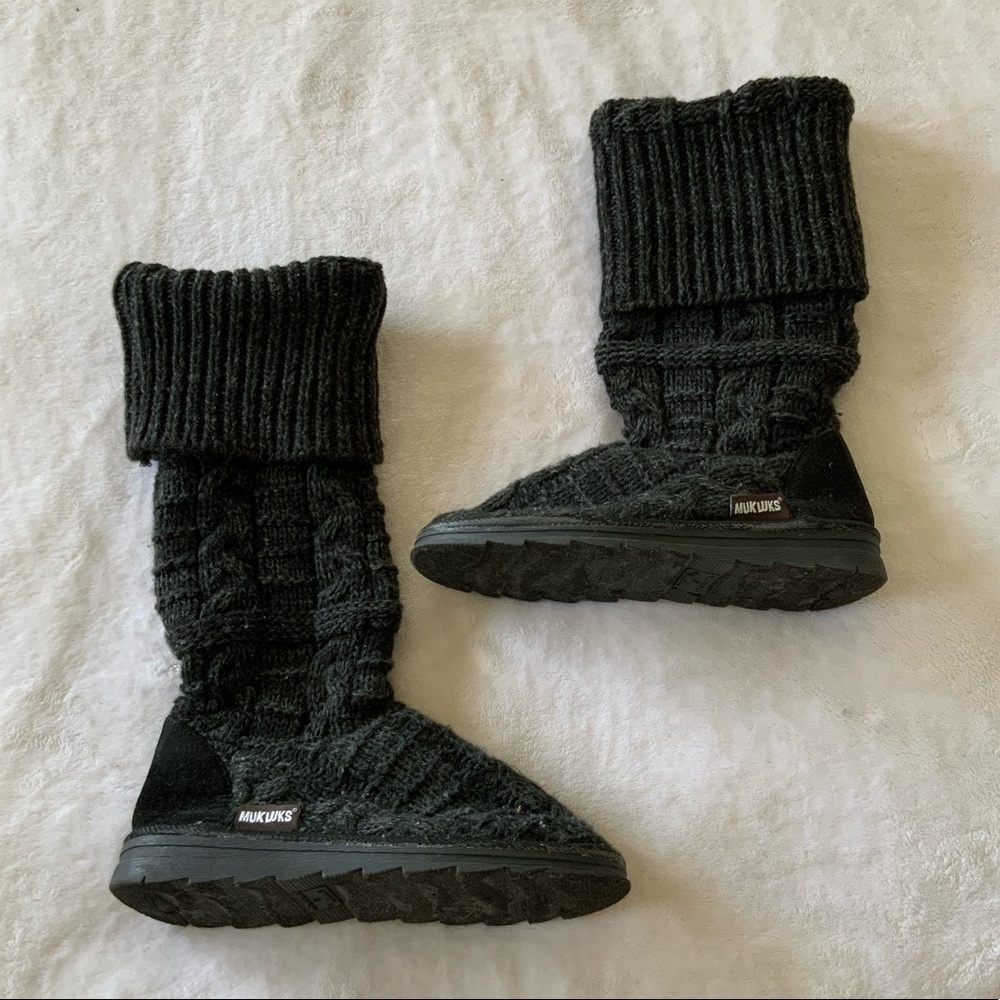 MUK Luks Tall Knitted Boots